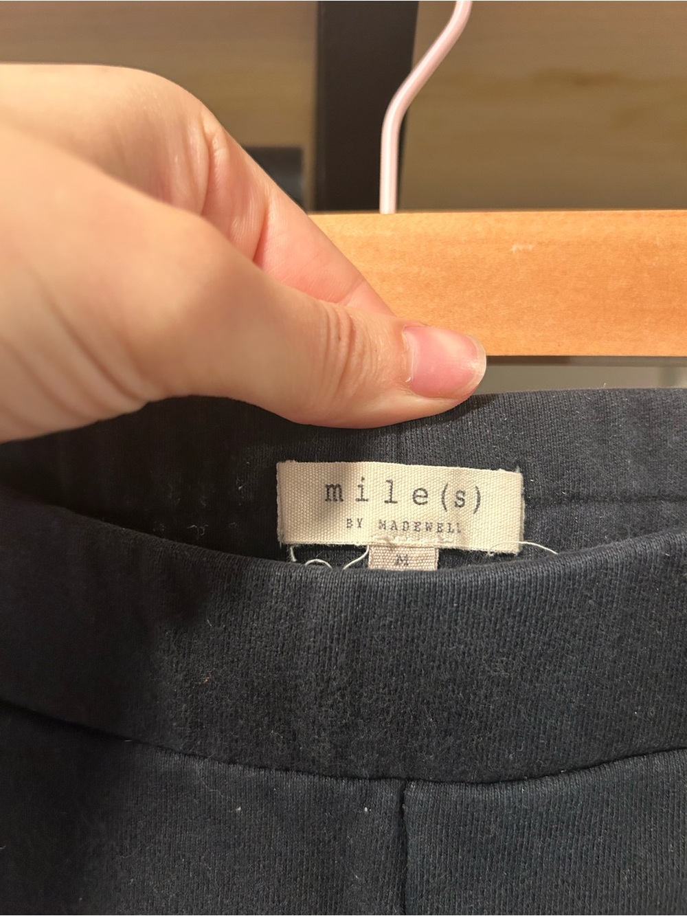 Madewell Black Casual Jogger Trousers - Picture 2 of 3